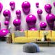 Fototapet Arkiio Purple Balls