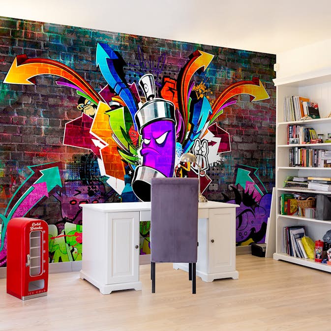 Fototapet Arkiio Graffiti: Colourful Attack
