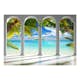 Fototapet Arkiio Sea Behind Columns
