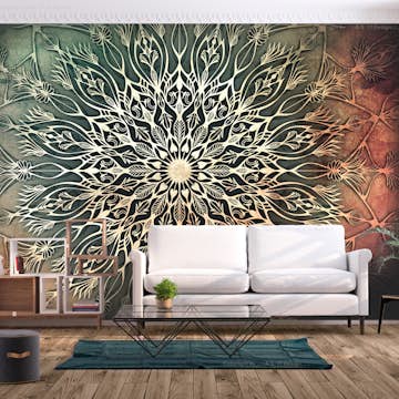 Fototapet Arkiio Självhäftande Center Green