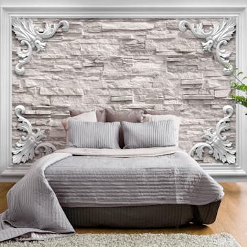 Fototapet Arkiio Brick In The Frame Beige