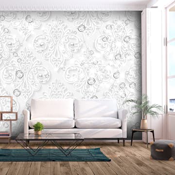 Fototapet Arkiio Självhäftande Ornaments With Diamonds