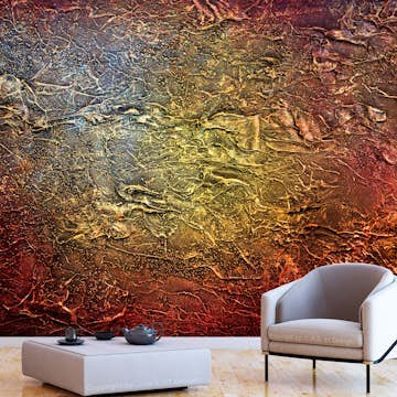 Fototapet Arkiio Självhäftande Red Gold