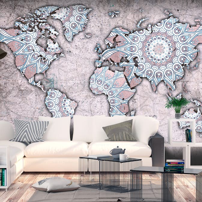 Fototapet Arkiio Självhäftande Travel Mandala