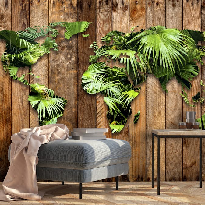 Fototapet Arkiio Självhäftande Jungle Of The World