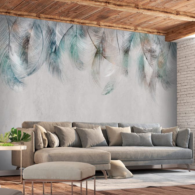 Fototapet Arkiio Colourful Feathers