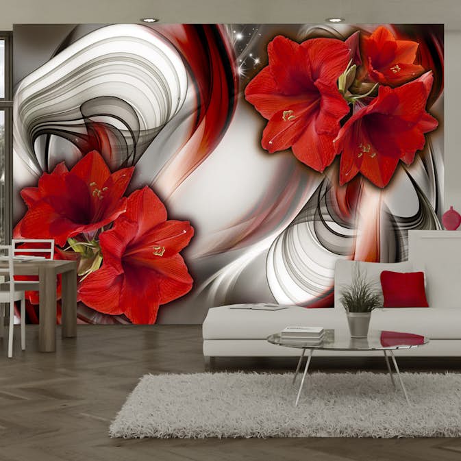 Fototapet Arkiio Amaryllis Ballad Of The Red