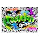 Fototapet Arkiio Football Graffiti