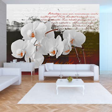 Fototapet Arkiio Diary And Orchid