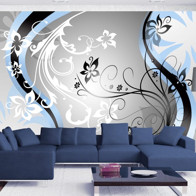 Fototapet Arkiio Art Flowers Blue