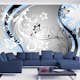 Fototapet Arkiio Art Flowers Blue