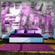 Fototapet Arkiio Berlin Kollage Violett