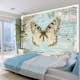 Fototapet Arkiio Postcard With Butterfly