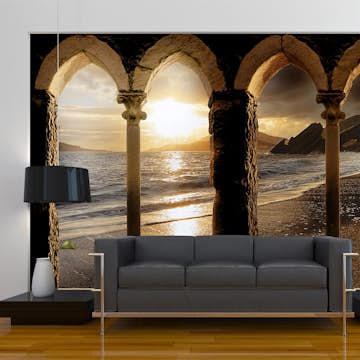 Fototapet Arkiio Castle On The Beach