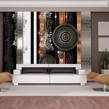 Fototapet Arkiio Självhäftande Gold Harmony Of Despair