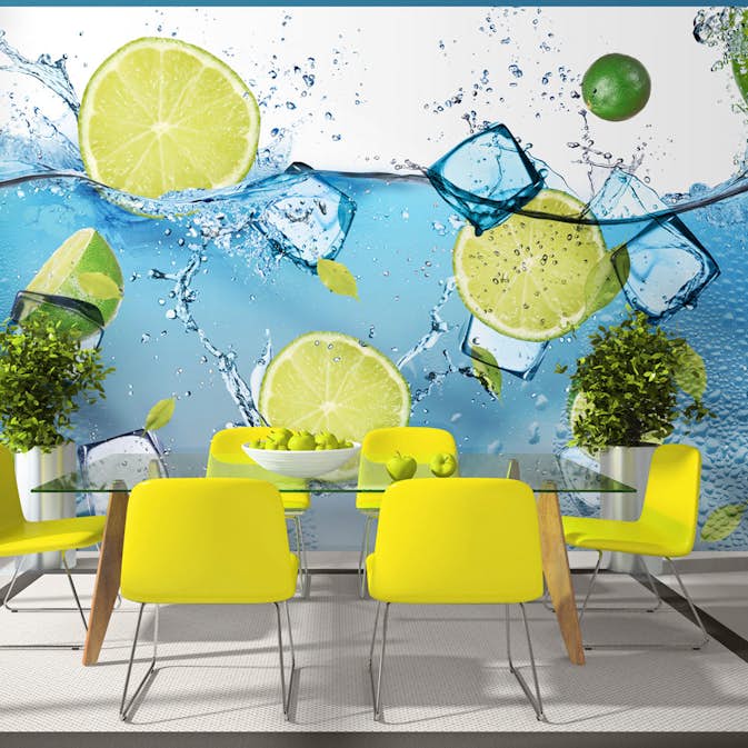 Fototapet Arkiio Självhäftande Refreshing Lemonade