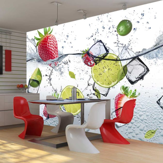 Fototapet Arkiio Självhäftande Fruit Cocktail