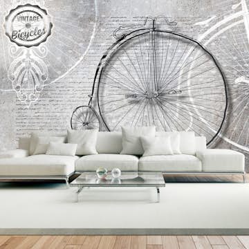 Fototapet Arkiio Vintage Bicycles Black And White