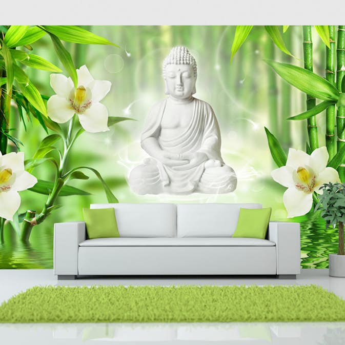 Fototapet Arkiio Självhäftande Buddha And Nature