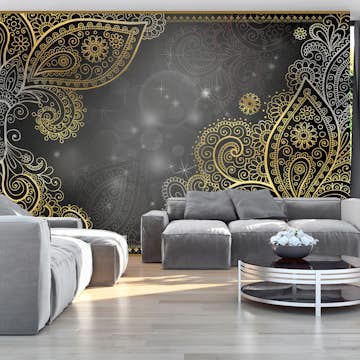 Fototapet Arkiio Självhäftande Gold Orient