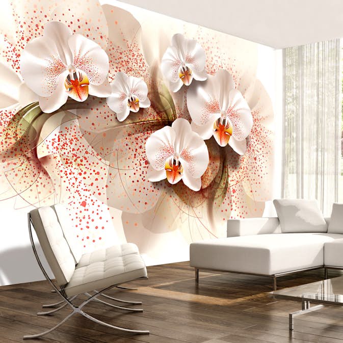 Fototapet Arkiio Pale Yellow Orchids