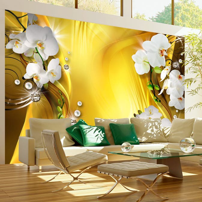 Fototapet Arkiio Orchid In Gold