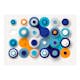 Fototapet Arkiio Geometry Of Blue Wheels