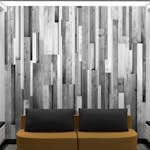Fototapet Arkiio Gray wood 50x1000 cm