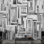 Fototapet Arkiio Gray labyrinth 50x1000 cm