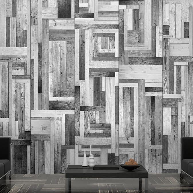 Fototapet Arkiio Gray labyrinth 50x1000 cm