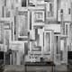 Fototapet Arkiio Gray labyrinth 50x1000 cm