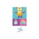 Fototapet Arkiio Colorful Robots 50x1000 cm