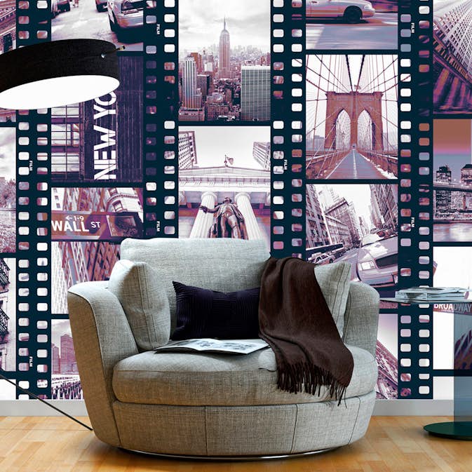 Fototapet Arkiio NY Urban Collage 50x1000 cm