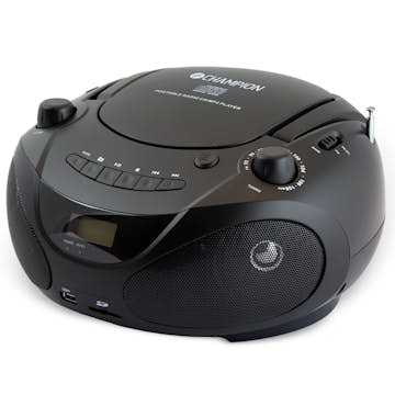 Boombox Champion CD/Radio/MP3/USB Black