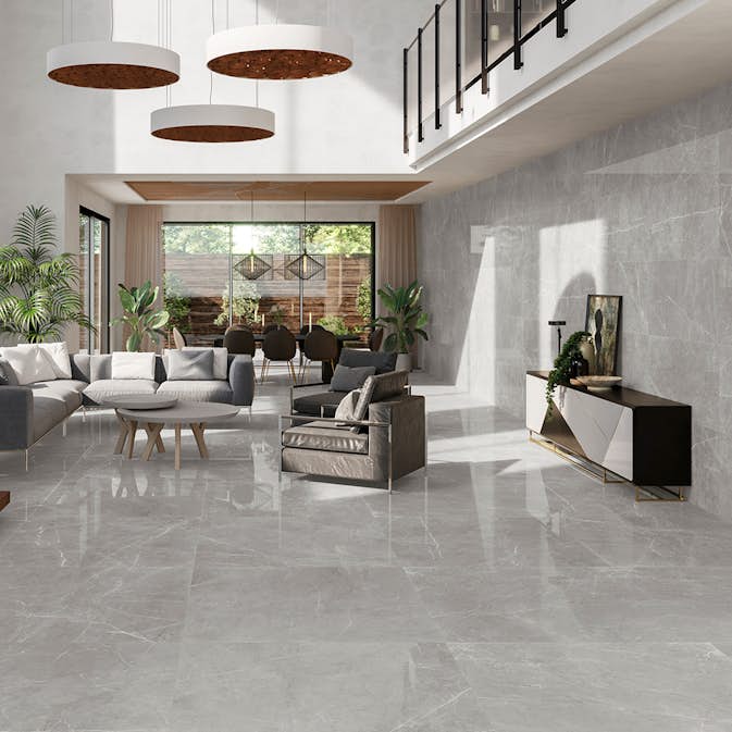 Klinker Tenfors Leto Pearl Marmor Blank 120x120 cm