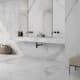 Klinker Tenfors Tholos White Blank Marmor 120x120 cm