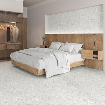 Klinker Tenfors Flodsten Snow 60x60 cm