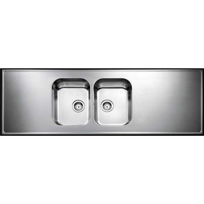 Heltäckande Diskbänk Intra Atlantic H 600 Centrerad med Korgventil