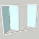Vikparti Allvy Sunroom s75 3-Glas 3-Delad