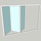 Vikparti Allvy Sunroom s75 3-Glas 3-Delad