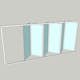 Vikparti Allvy Sunroom s75 3-Glas 6-Delad