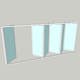 Vikparti Allvy Sunroom s75 3-Glas 6-Delad