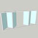 Vikparti Allvy Sunroom s75 3-Glas 6-Delad