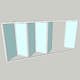 Vikparti Allvy Sunroom s75 3-Glas 6-Delad