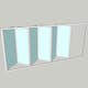 Vikparti Allvy Sunroom s75 3-Glas 6-Delad