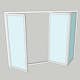 Vikparti Allvy Sunroom s75 3-Glas 3-Delad