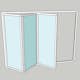 Vikparti Allvy Sunroom s75 3-Glas 3-Delad