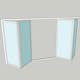 Vikparti Allvy Sunroom s75 3-Glas 4-Delad