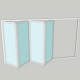 Vikparti Allvy Sunroom s75 3-Glas 4-Delad