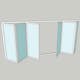 Vikparti Allvy Sunroom s75 3-Glas 6-Delad